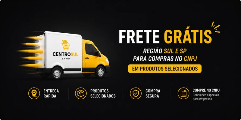 Frete grátis região Sul e SP para compras no CNPJ em produtos selecionados