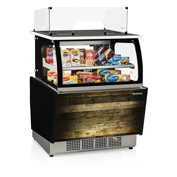 LINHA ELEGANCE SUPER BALCAO CAIXA GELOPAR MGSX-080