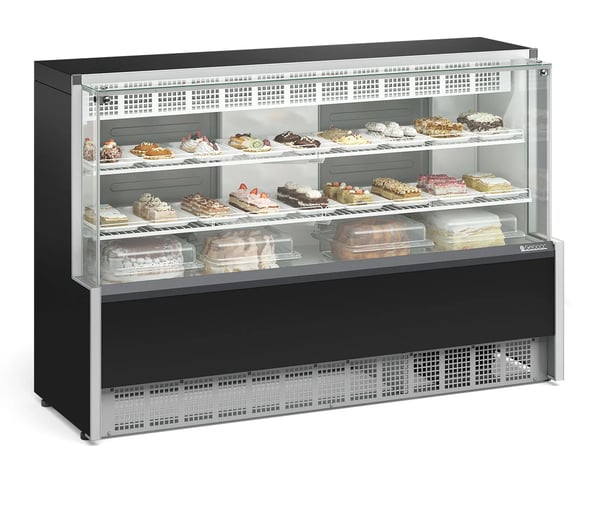 BALCÃO REFRIGERADO CONFEITARIA DUPLA FUNÇÃO AURORA GELOPAR GPEA-175R/PR