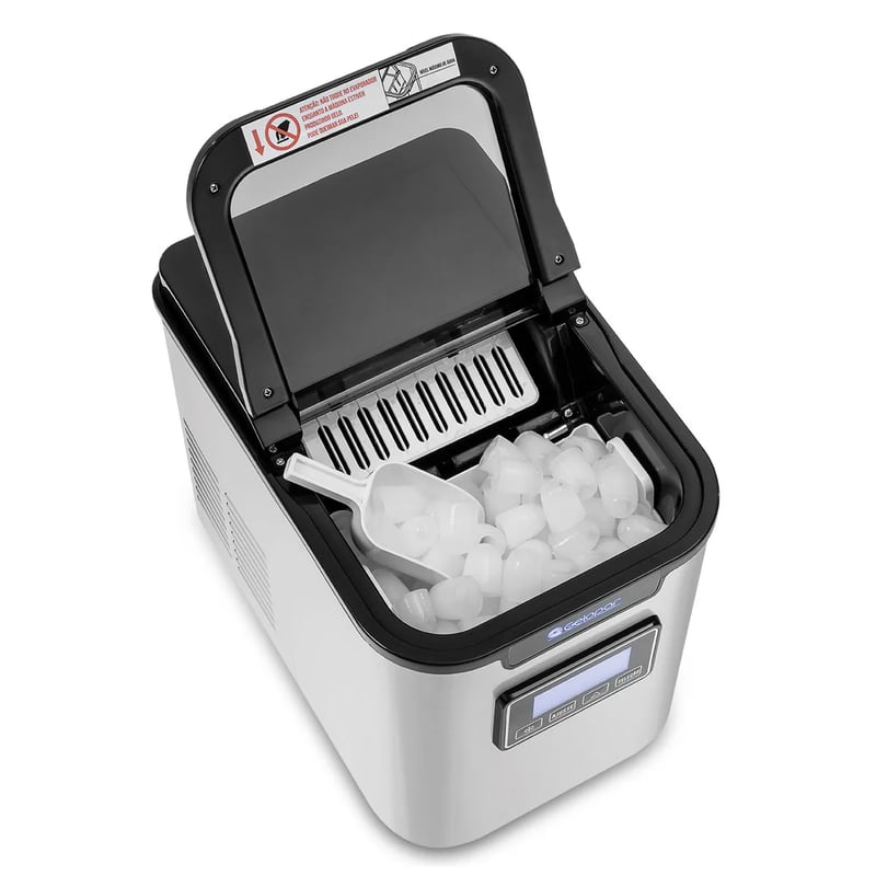 MÁQUINA DE GELO EM CUBO ATÉ 12KG/DIA GELOPAR GMGD-15