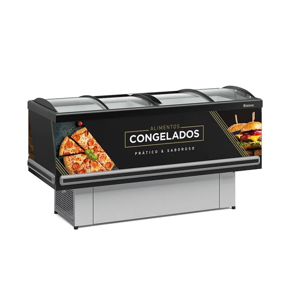 ILHA PARA CONGELADOS  DUPLA AÇÃO GELOPAR GESV-190 C PR
