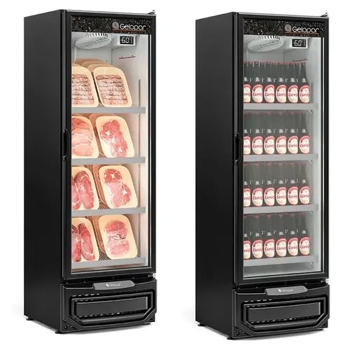 REFRIGERADOR EXPOSITOR VERTICAL 445L GELOPAR GCBC-45