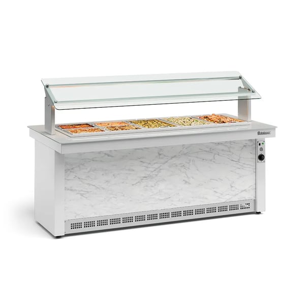 BUFFET TÉRMICO PARA 10 CUBAS VITRA GELOPAR GBTA-200 BR