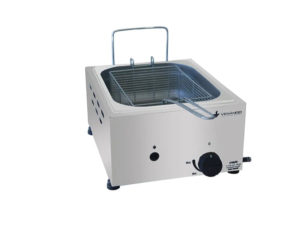 FRITADEIRA / FRITADOR OLEO VENANCIO DE MESA 5L SFG-112 A GAS