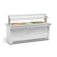 BUFFET REFRIGERADO PARA 10 CUBAS LINHA VITRA GELOPAR GBRF-200BR