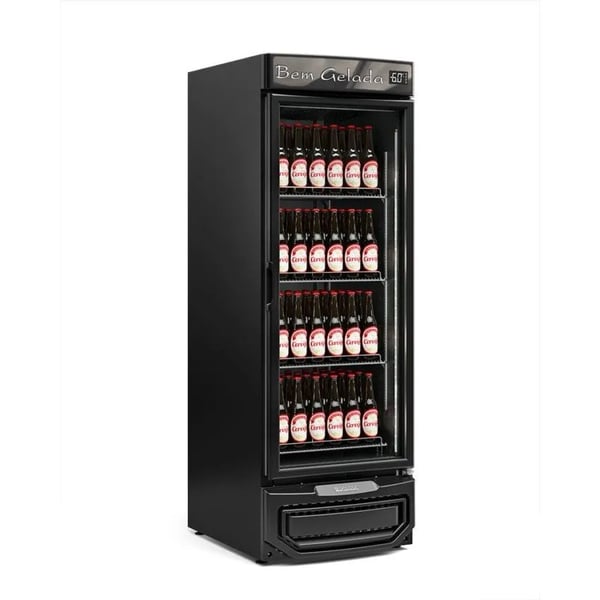CERVEJEIRA GELOPAR 578L PORTA DE VIDRO GRB-57 TOTAL BLACK