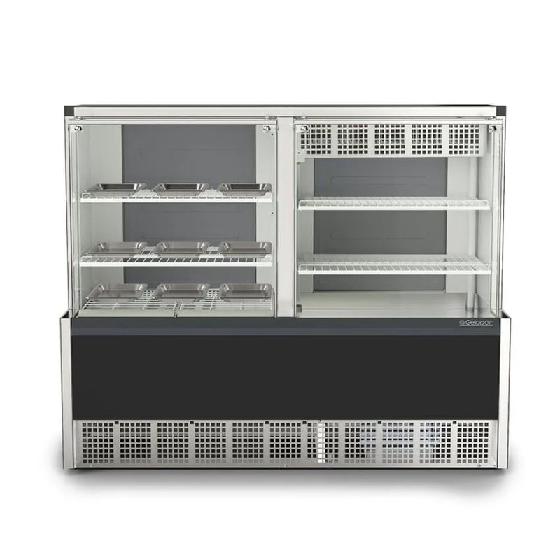 BALCÃO QUENTE E FRIO AURORA GELOPAR GQEA-140R PR