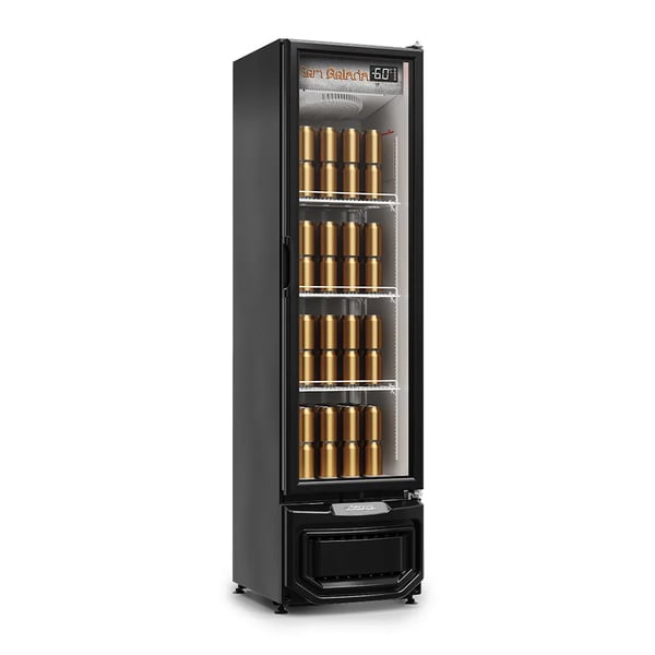 CERVEJEIRA PORTA DE VIDRO 228L GELOPAR GCB-23EV PR