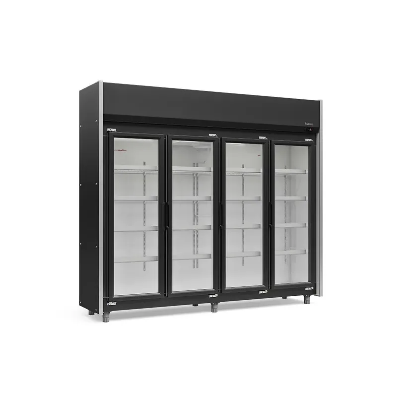 REFRIGERADOR VERTICAL AUTO SERVIÇO 4 PORTAS GELOPAR GEAS-4P