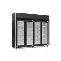 REFRIGERADOR VERTICAL AUTO SERVIÇO 4 PORTAS GELOPAR GEAS-4P