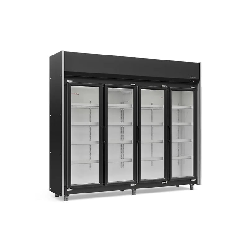 REFRIGERADOR VERTICAL AUTO SERVIÇO 4 PORTAS GELOPAR GEAS-4P