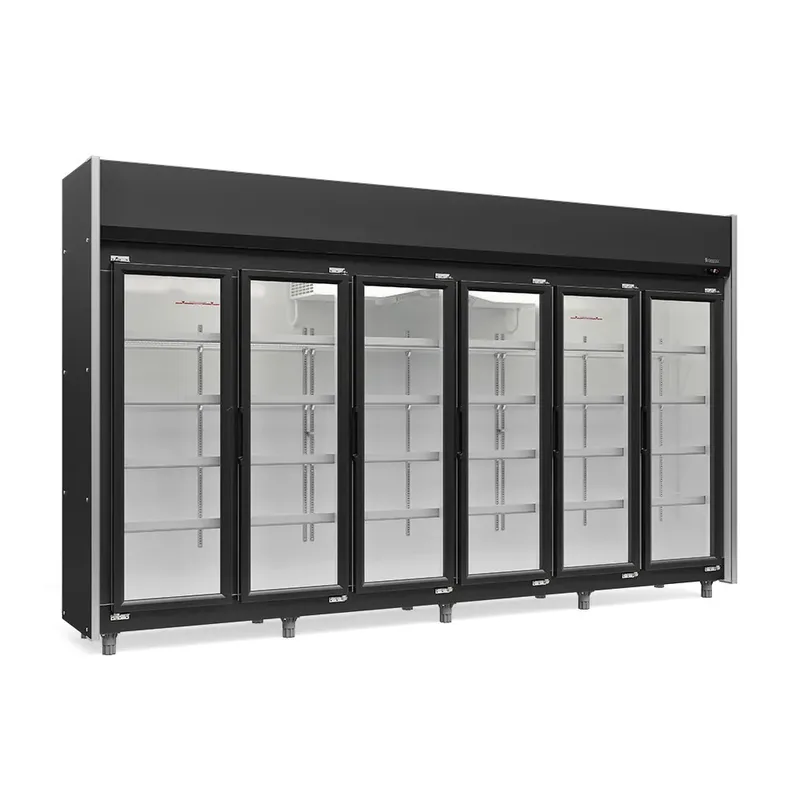REFRIGERADOR VERTICAL AUTO SERVIÇO 6 PORTAS GELOPAR GEAS-6P