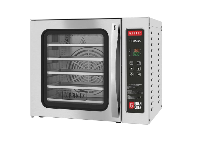FORNO DE CONVECÇÃO COM VAPOR GRANCHEF G PANIZ FCV-35 ELÉTRICO