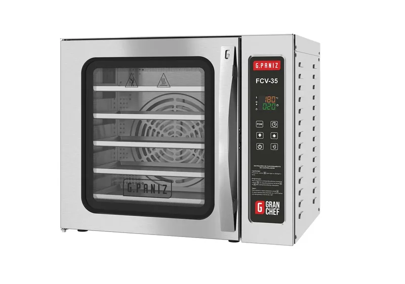 FORNO DE CONVECÇÃO COM VAPOR GRANCHEF G PANIZ FCV-35 ELÉTRICO