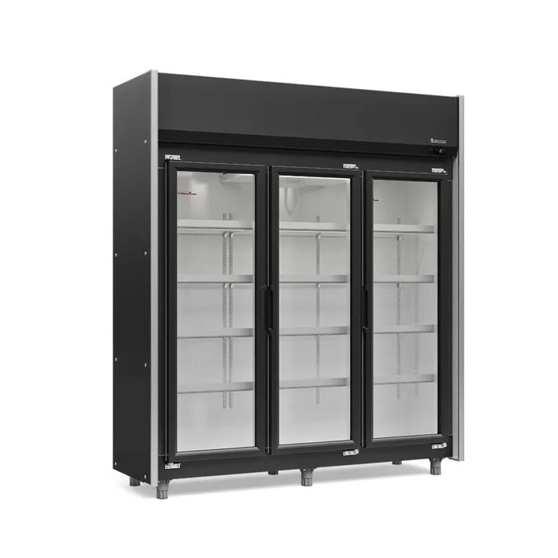 REFRIGERADOR VERTICAL AUTO SERVIÇO 3 PORTAS GELOPAR GEAS-3P