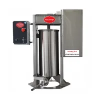 ENSACADEIRA DE LINGUICA ELETRICA SEM PEDESTAL INOX DESIGN 150KG/HORA