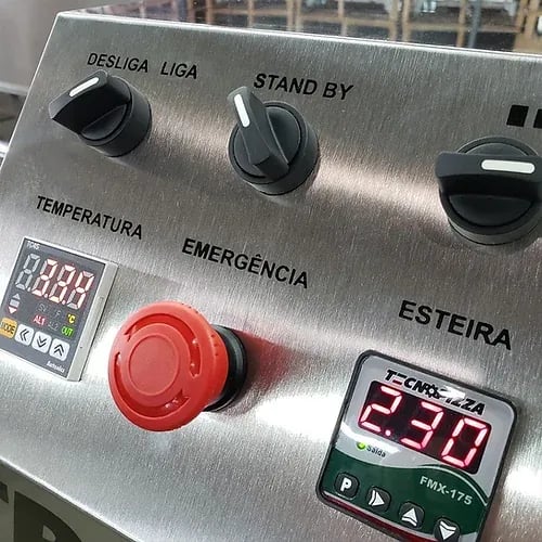 FORNO ESTEIRA TECNOPIZZA  TP 50-120 MAXX TURBO A GÁS