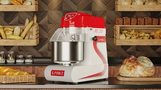 AMASSADEIRA ESPIRAL 3 VELOCIDADES PARA 5KG DE MASSA G PANIZ AE-05 G2