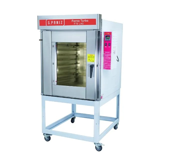 FORNO TURBO 8 ESTEIRAS G PANIZ FTE-240 ELÉTRICO (TRIF. 220V)