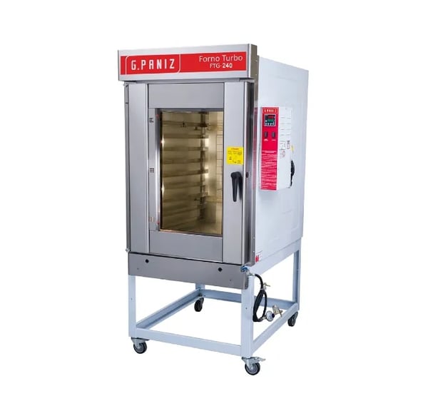 FORNO TURBO 8 ESTEIRAS G PANIZ FTG-240 A GÁS