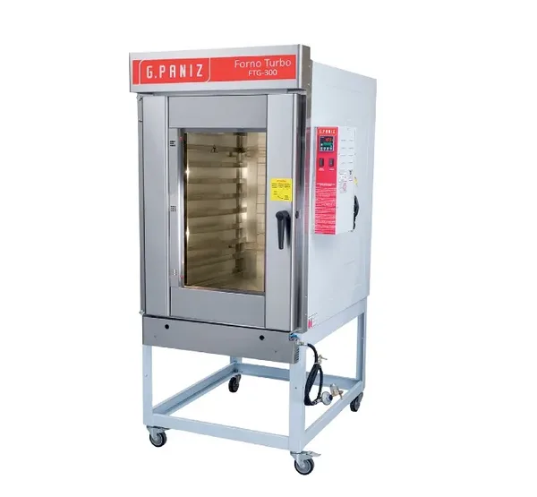 FORNO TURBO 10 ESTEIRAS G PANIZ FTG-300 A GÁS