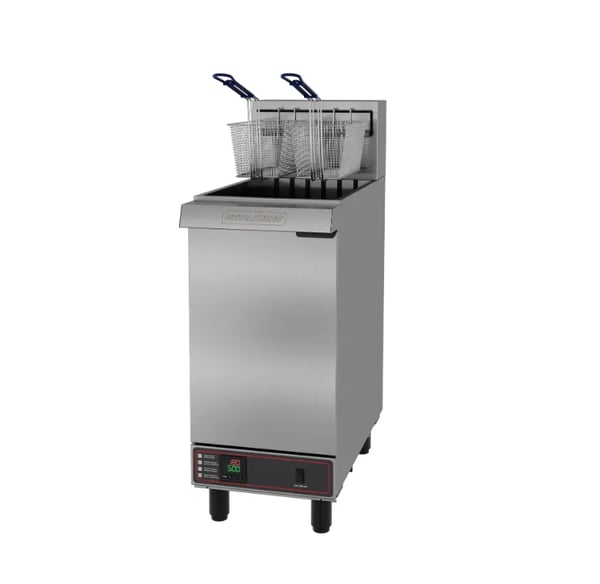 FRITADEIRA ÁGUA E ÓLEO METALCUBAS PEDESTAL 30 LITROS FAO-2C ELÉTRICO (TRIF. 220V)