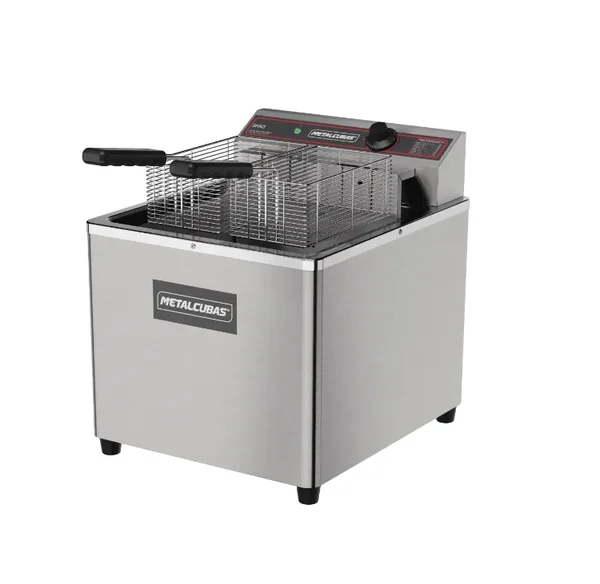 FRITADEIRA ÁGUA E ÓLEO METALCUBAS DE MESA 18 LITROS GFAO-18 ELÉTRICO