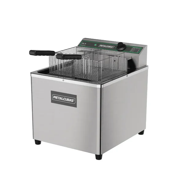 FRITADEIRA ÓLEO METALCUBAS DE MESA 15 LITROS FOE-15M ELÉTRICO