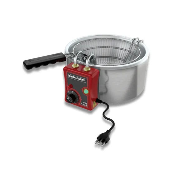 TACHO FRITADOR ÓLEO METALCUBAS 5 LITROS TFRE-5 ELÉTRICO
