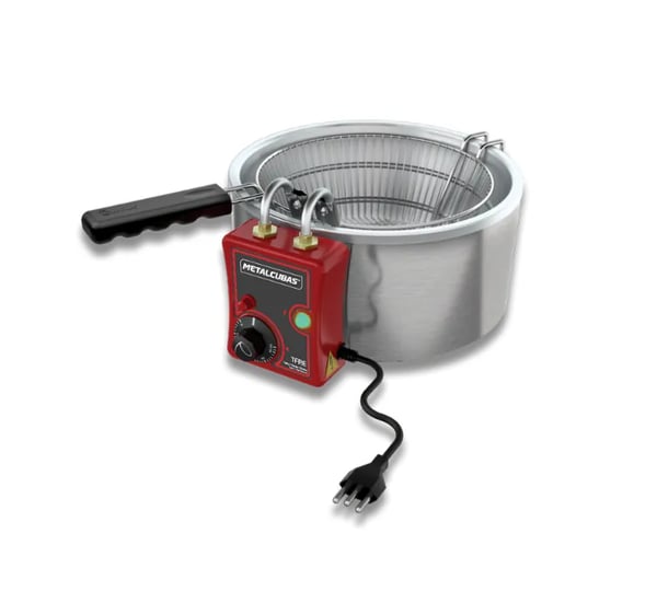 TACHO FRITADOR ÓLEO METALCUBAS 5 LITROS TFRE-5 ELÉTRICO