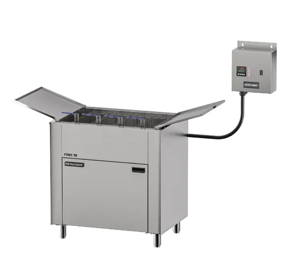 FRITADEIRA ÓLEO METALCUBAS INDUSTRIAL 75 LITROS FOEI-75 ELÉTRICO (TRIF. 220V)