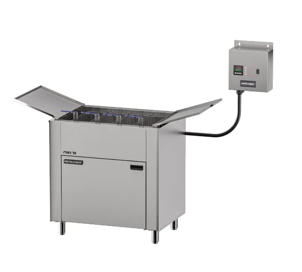FRITADEIRA ÓLEO METALCUBAS INDUSTRIAL 75 LITROS FOEI-75 ELÉTRICO (TRIF. 220V)