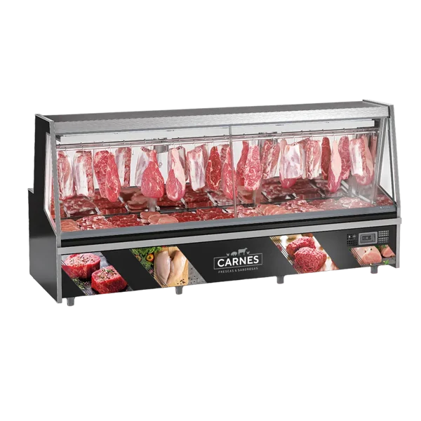 BALCÃO DE AÇOUGUE TURINO PREMIUM GELOPAR GATP-300A/PR SEM DEPÓSITO