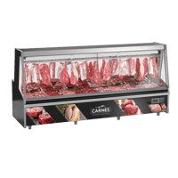 BALCÃO DE AÇOUGUE TURINO PREMIUM GELOPAR GATP-300A/PR SEM DEPÓSITO