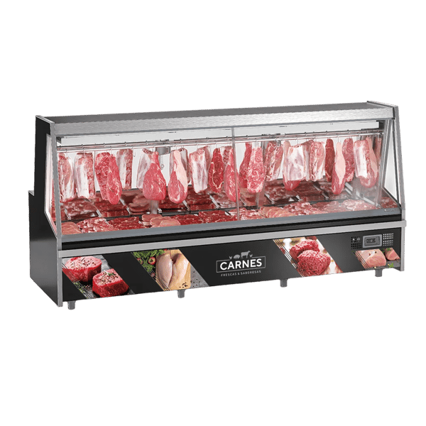 BALCÃO DE AÇOUGUE TURINO PREMIUM GELOPAR GATP-300A/PR SEM DEPÓSITO