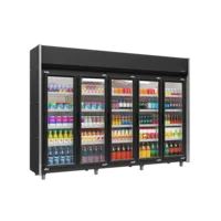 REFRIGERADOR VERTICAL AUTO SERVIÇO 5 PORTAS GELOPAR GEAS-5P