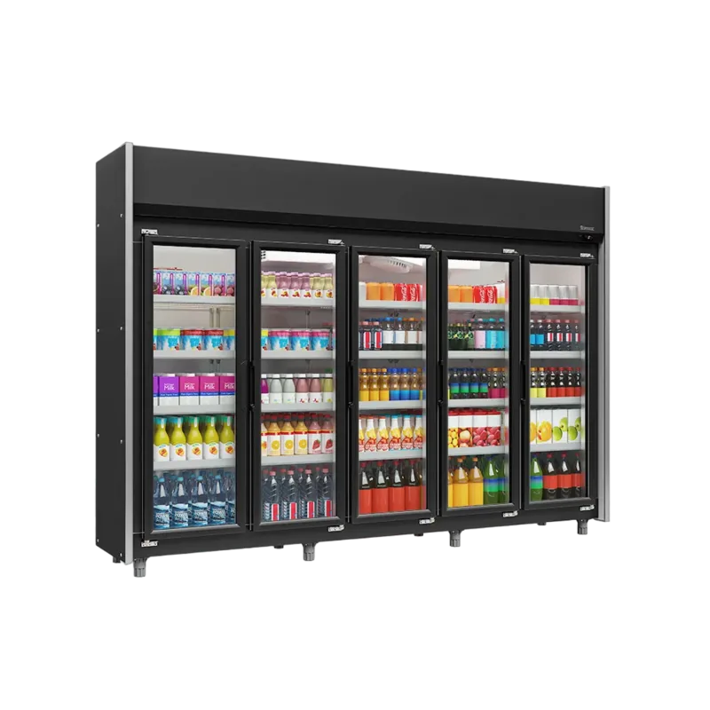 REFRIGERADOR VERTICAL AUTO SERVIÇO 5 PORTAS GELOPAR GEAS-5P