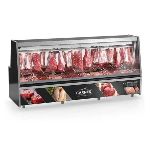 BALCÃO DE AÇOUGUE TURINO STANDARD GELOPAR GATS-300PR SEM DEPÓSITO