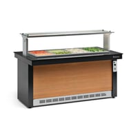BUFFET REFRIGERADO PARA 08 CUBAS LINHA VITRA GELOPAR GBRF-175PR