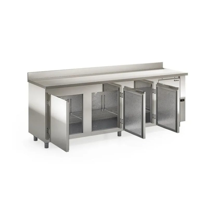 BALCÃO REFRIGERADO DE ENCOSTO COM CUBA LADO DIREITO GELOPAR GBFE-250CD/AI