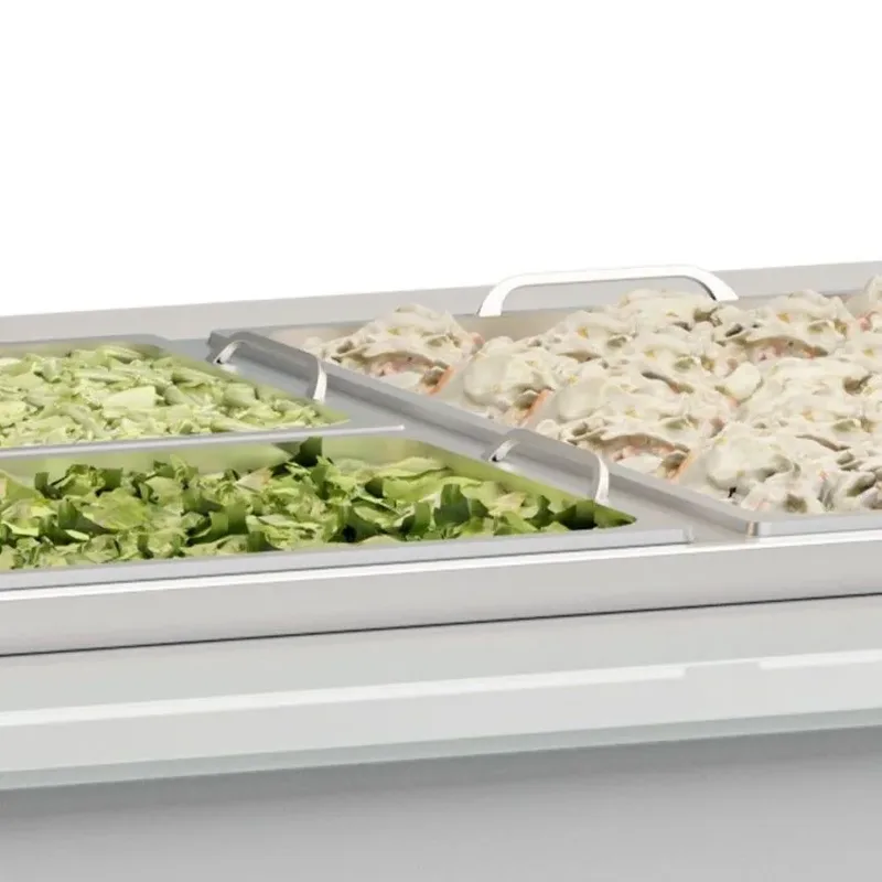 BUFFET REFRIGERADO PARA 08 CUBAS VITRA GELOPAR GBRF-175 BR