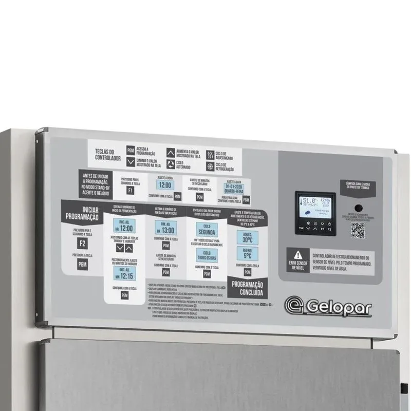 CÂMARA CLIMÁTICA PARA 20 ASSADEIRAS TERMOPÃO GELOPAR GCTP-600