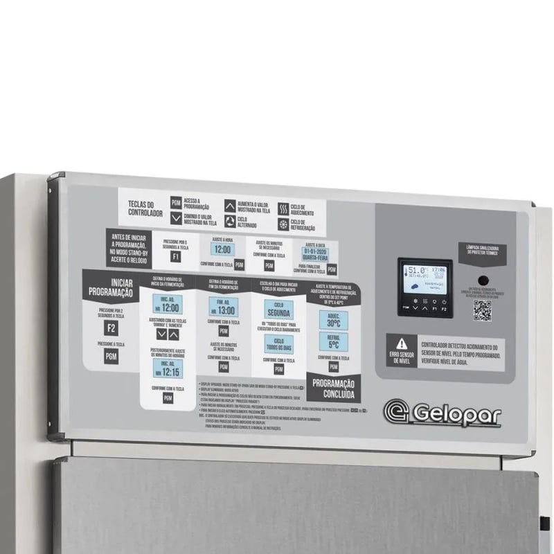 CÂMARA CLIMÁTICA PARA 20 ASSADEIRAS TERMOPÃO GELOPAR GCTP-600