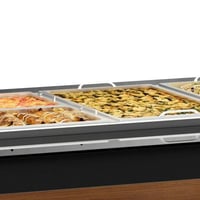 BUFFET TÉRMICO PARA 10 CUBAS VITRA GELOPAR GBTA-200 PR
