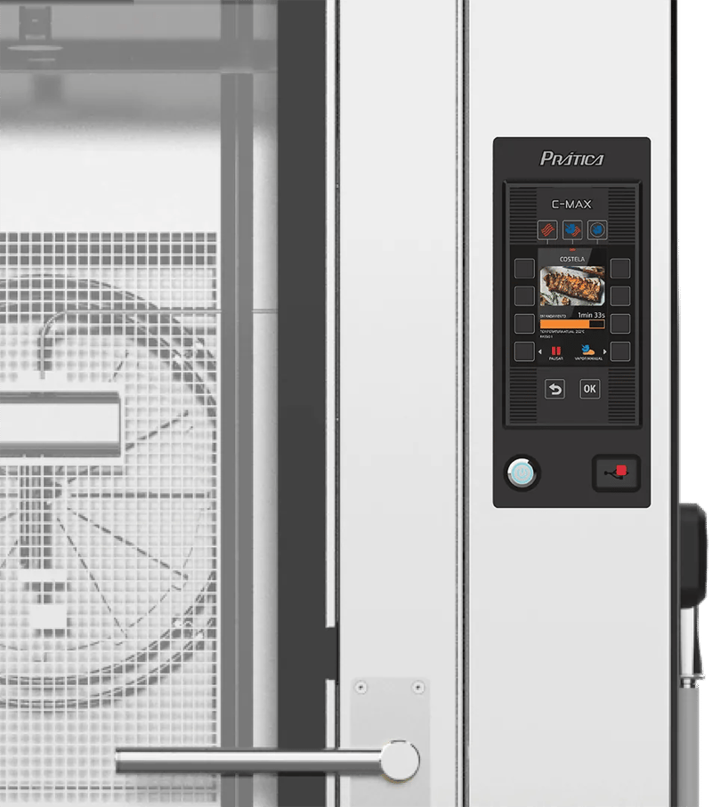 Forno Combinado Higienização Automática Prática C-MAX EVO 10 Elétrico