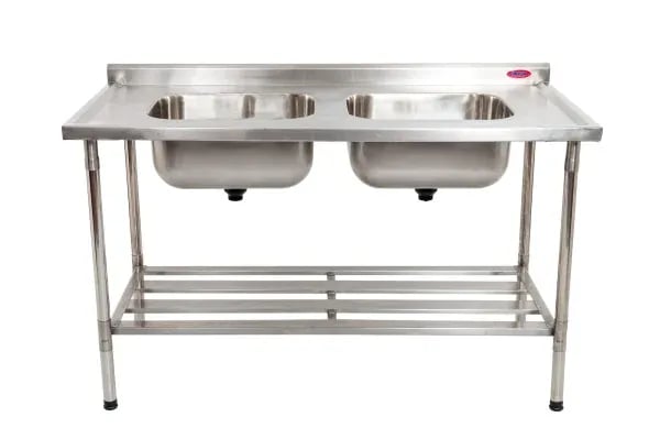 MESA INOX 2,00 x 70 02 CUBAS 50x40x25 CENTRAL IMECA