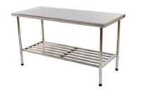 MESA INOX 430 150 x 70 x 90 LISA COM GRADE IMECA