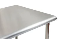 Mesa Inox 430 Lisa com Grade Inferior 190 x 70 x 90 Imeca