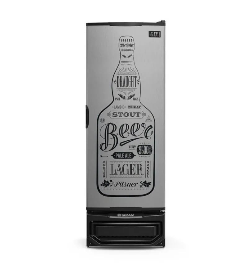 CERVEJEIRA PORTA ADESIVADA 410L GELOPAR GCB-40 GW TI