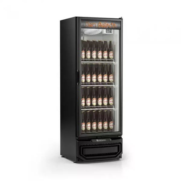 CERVEJEIRA PORTA DE VIDRO 410L GELOPAR GCB-40V PR
